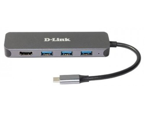 DOCKING USB-C D-LINK DUB-2333 A 1xHDMI 4K 3xUSB3.0