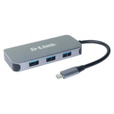 HUB USB-C D-LINK 6 EN 1 (HDMI 3USB3.0 LAN 1USB-C)