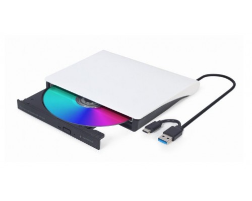 UNIDAD DE DVD USB EXTERNA GEMBIRD BLANCA-SX7 UNIDAD DE DVD USB EXTERNA GEMBIRD BLANCA