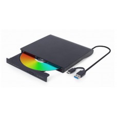 UNIDAD DE DVD USB EXTERNA GEMBIRD NEGRA-SX7 UNIDAD DE DVD USB EXTERNA GEMBIRD NEGRA