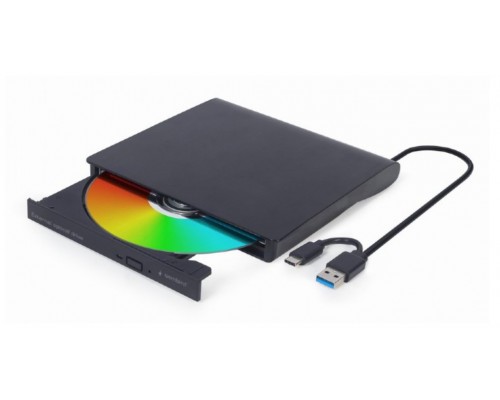 UNIDAD DE DVD USB EXTERNA GEMBIRD NEGRA-SX7 UNIDAD DE DVD USB EXTERNA GEMBIRD NEGRA
