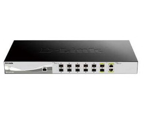 D-LINK SWITCH SMART 10 PUERTOS 10Gbit  + 2 PUERTOS 10Gbit SFP+ (Espera 4 dias)