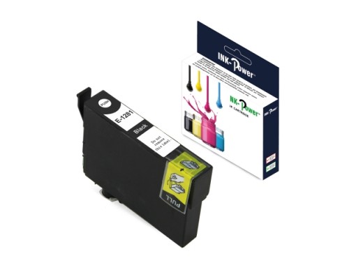CARTUCHO COMP. EPSON E-1281 NEGRO C13T12814010 13 ML