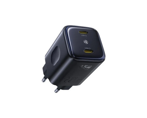 OS-BASEUS PICOGO AN13 FAST CHARGER 2C 45W EU COSMIC BLACK (Espera 4 dias)
