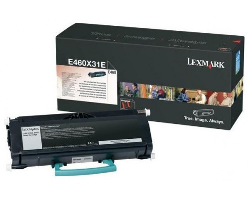 LEXMARK E-460 Toner Retornable Negro extra Alto rendimiento CORPORATIVO