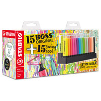 EXPOSITOR DE MESA 30 MARCADORES (15 BOSS + 15 SWING COOL) STABILO E87-3710 (Espera 4 dias)-11SX EXPOSITOR DE MESA 30 MARCADORES (15 BOSS + 15 SWING COOL) STABILO E87-3710 (Espera 4 dias)
