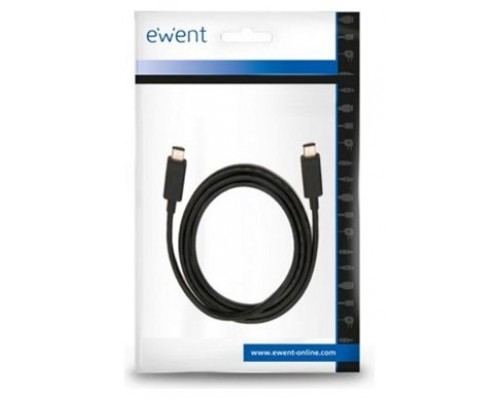 Ewent EC1045 cable USB 1 m USB 3.2 Gen 2 (3.1 Gen 2) USB C Negro (Espera 4 dias)