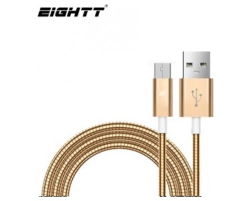 Eightt - Cable USB a MicroUSB 1.0M - Trenzado de Nylon