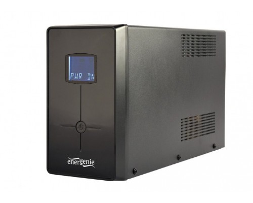 UPS GEMBIRD CON USB Y DISPLAY LCD 2000 VA NEGRO