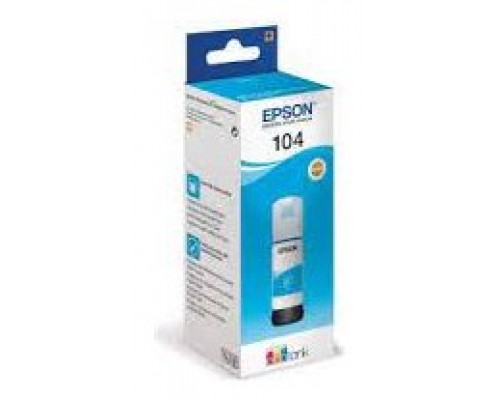 TINTA EPSON C13T00P240 104 ECOTANK CYAN (Espera 4 dias)