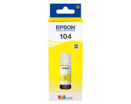 TINTA EPSON C13T00P440 104 ECOTANK AMARILLO (Espera 4 dias)