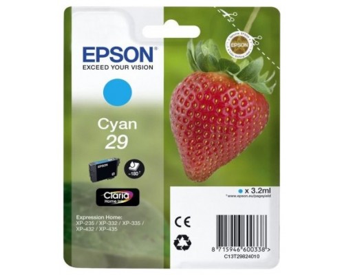 TINTA EPSON C13T29824012 Nº 29 CIAN (Espera 4 dias)