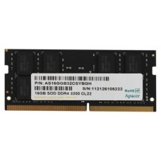 APACER Memoria RAM Apacer ES.16G21.GSH 16GB/ DDR4/ 3200MHz/ 1.2V/ CL22/ SODIMM