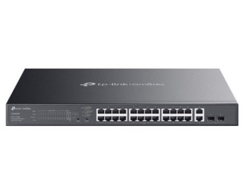 TP-Link Omada ES228GMP switch Gestionado Gigabit Ethernet (10/100/1000) Energía sobre Ethernet (PoE) Negro (Espera 4 dias)