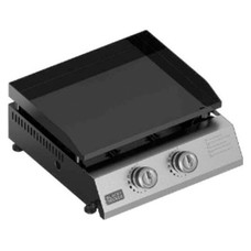 PAE PLANCHA BLACK+DECKER GAS 2 QUEM. ACE. INOX.