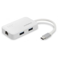 HUB EDIMAX EU-4308 USB-C 3PTOS USB3.0 +1RJ45 (Espera 4 dias)