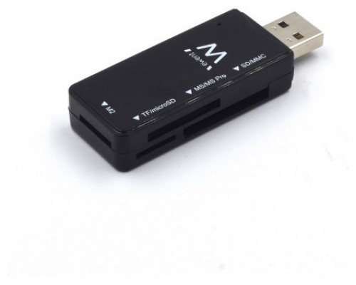 Ewent EW1049 lector de tarjeta USB 2.0 Negro (Espera 4 dias)