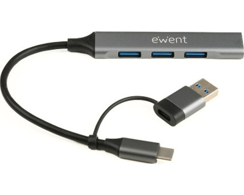 HUB EWENT EW1154 USB-C/USB-A 3.2 1PTO USB-A 3.2 3PTOS (Espera 4 dias)-SX4 HUB EWENT EW1154 USB-C/USB-A 3.2 1PTO USB-A 3.2 3PTOS (Espera 4 dias)