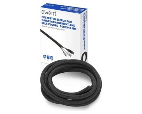 Ewent EW1559 organizador de cables Universal Pasacables Negro 1 pieza(s) (Espera 4 dias)