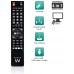 EWENT EW1570 Mando TV 4 en 1 programable x cable