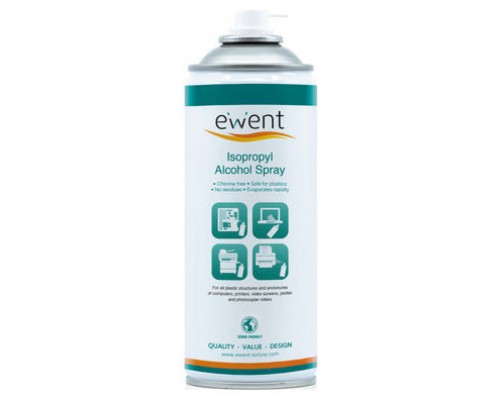 Ewent EW5611 kit de limpieza para computadora Espray para limpieza de equipos Universal 400 ml (Espera 4 dias)