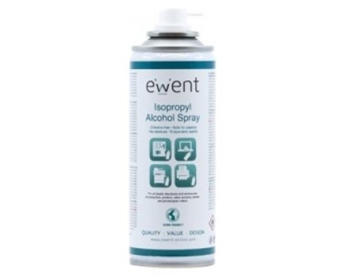 Ewent EW5613 kit de limpieza para computadora Impresora Espray para limpieza de equipos 200 ml (Espera 4 dias)