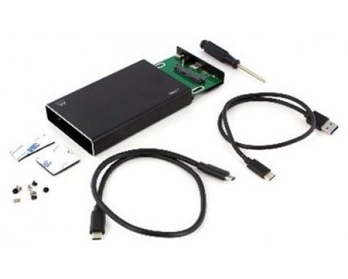 Ewent EW7070 caja para disco duro externo Carcasa de disco duro/SSD Negro 2.5" (Espera 4 dias)