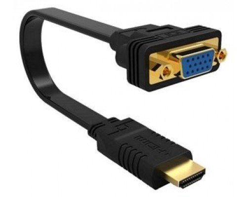 CABLE EWENT CONVERTIDOR HDMI MACHO - VGA HEMBRA 0,20 METROS
