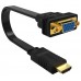 CABLE EWENT CONVERTIDOR HDMI MACHO - VGA HEMBRA 0,20 METROS
