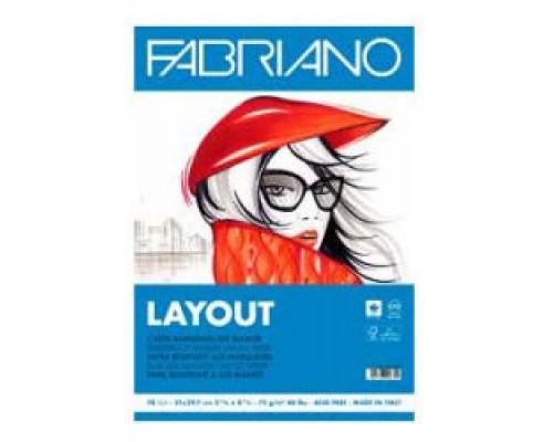 BLOC LISO ENCOLADO A3 70HOJAS 75 GR TODO TIPO TINTAS FABRIANO F19100506 (Espera 4 dias)