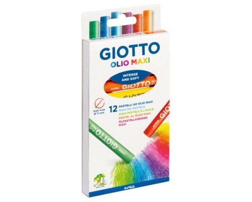 ESTUCHE CON ASA DE 12 BARRAS PINTURA ÓLEO GIOTTO F293400 (Espera 4 dias)