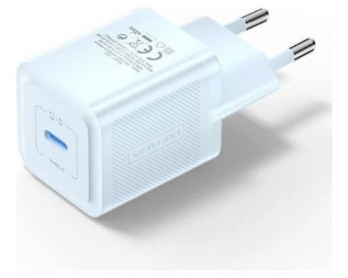 CARGADOR PARED GAN 20W USB-C AZUL VENTION (Espera 4 dias)