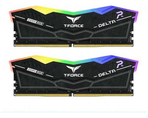 DDR5 TEAMGROUP T-FORCE DELTA RGB 16GB X2 6400 NEGRO