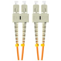 CABLE DE FIBRAOPTICA LANBERG 2M MULT SC/UPC-SC/UPC DUPLEX OM2 50/125 LSZH NARAJ