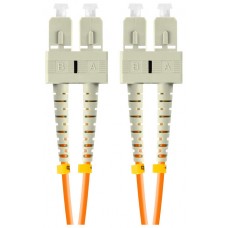 CABLE DE FIBRAOPTICA LANBERG 2M MULT SC/UPC-SC/UPC DUPLEX OM2 50/125 LSZH NARAJ