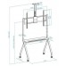 SOPORTE SUELO CON RUEDAS iSTAR 55""-100"" NEGRO TOOQ (Espera 4 dias)