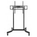 AISENS - SOPORTE DE SUELO MOTORIZADO PRO CON RUEDAS PARA MONITOR/TV 120KG DE 55-100, NEGRO