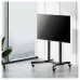 AISENS - SOPORTE DE SUELO MOTORIZADO PRO CON RUEDAS PARA MONITOR/TV 120KG DE 55-100, NEGRO