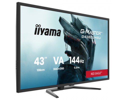 MONITOR IIYAMA, 42,5 PULGADAS G-MASTER G4380UHSU-B1 PANTALLA PARA PC 108 CM 3840 x 2160 PIXELES 4K ULTRA HD LED NEGRO (Espera 4 dias)