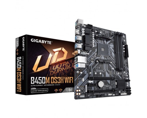 PLACA BASE GIGABYTE B450M DS3H WIFI AM4 MATX 4XDDR4