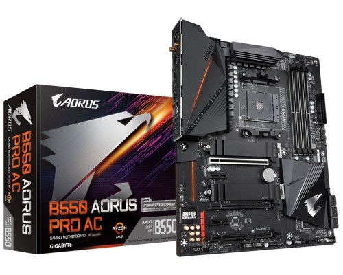 PLACA BASE GIGABYTE B550 AORUS PRO AC AM4 ATX 4XDDR4