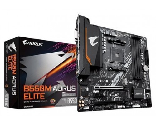 PLACA BASE GIGABYTE B550M AORUS ELITE AM4 MATX 4XDDR4