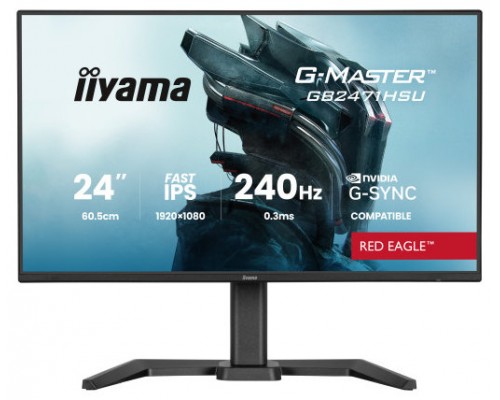 iiyama GB2471HSU-B1 pantalla para PC 60,5 cm (23.8") 1920 x 1080 Pixeles Negro (Espera 4 dias)-SX22 iiyama GB2471HSU-B1 pantalla para PC 60,5 cm (23.8") 1920 x 1080 Pixeles Negro (Espera 4 dias)