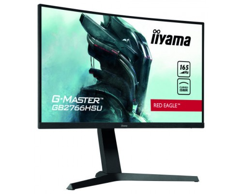 MONITOR IIYAMA 27" GAMING GB2766HSU-B1,FHD, 1920 x 1080, 1MS, 165HZ, ALT, INCL, REG ALT, USB, HDMI, DISPLAYPORT (Espera 4 dias)
