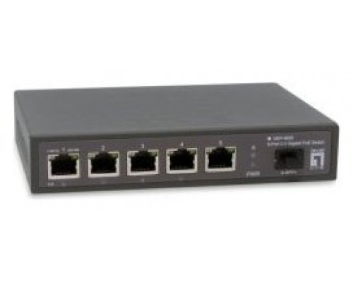 SWITCH POE LEVEL ONE GEP-0625 6P 2.5GBE 4P POE 65W +1P