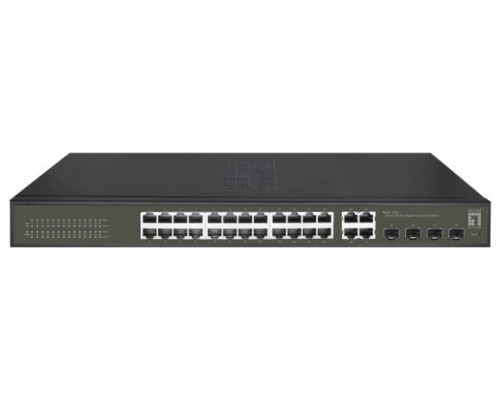 SWITCH SEMIGESTIONABLE LEVEL ONE HILBERT 24P GIGA + 4P