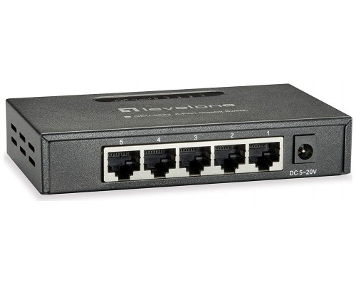 SWITCH LEVEL ONE GIGABIT CARCASA METALICA NO GESTION