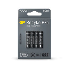 PILA RECARGABLE GP AAA SIN DESCARGA 800mAh (4 UD)-SX4 PILA RECARGABLE GP AAA SIN DESCARGA 800mAh (4 UD)