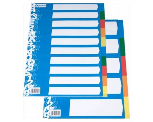 JUEGO SEPARADOR FOLIO 5 POSICIONES ECOLOGICO 16T GRAFOPLAS 41270000 (Espera 4 dias)