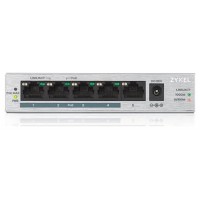 Zyxel GS1005HP No administrado Gigabit Ethernet (10/100/1000) Energía sobre Ethernet (PoE) Plata (Espera 4 dias)
